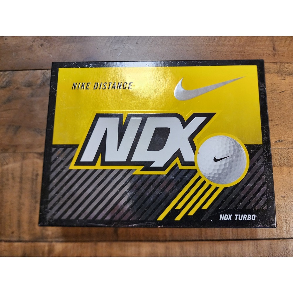 Nike Distance NDX Turbo Golf Balls 12 Pack White New GL9094-101 Carestream Logo